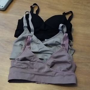 💜 3 nursing bras